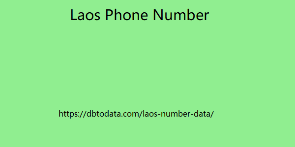 Phone Number Data