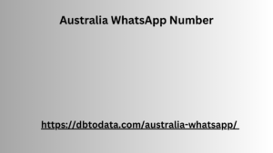 Australia WhatsApp Number 